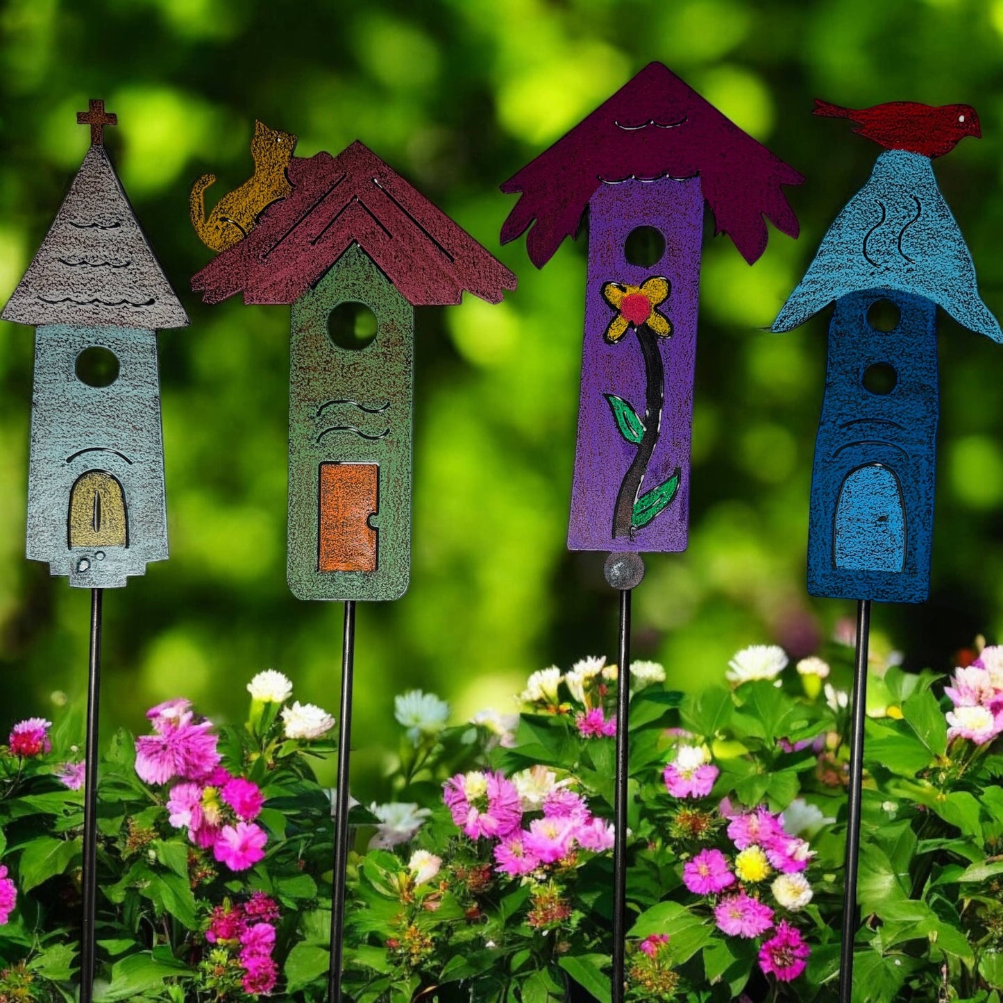 Birdhouse Stake