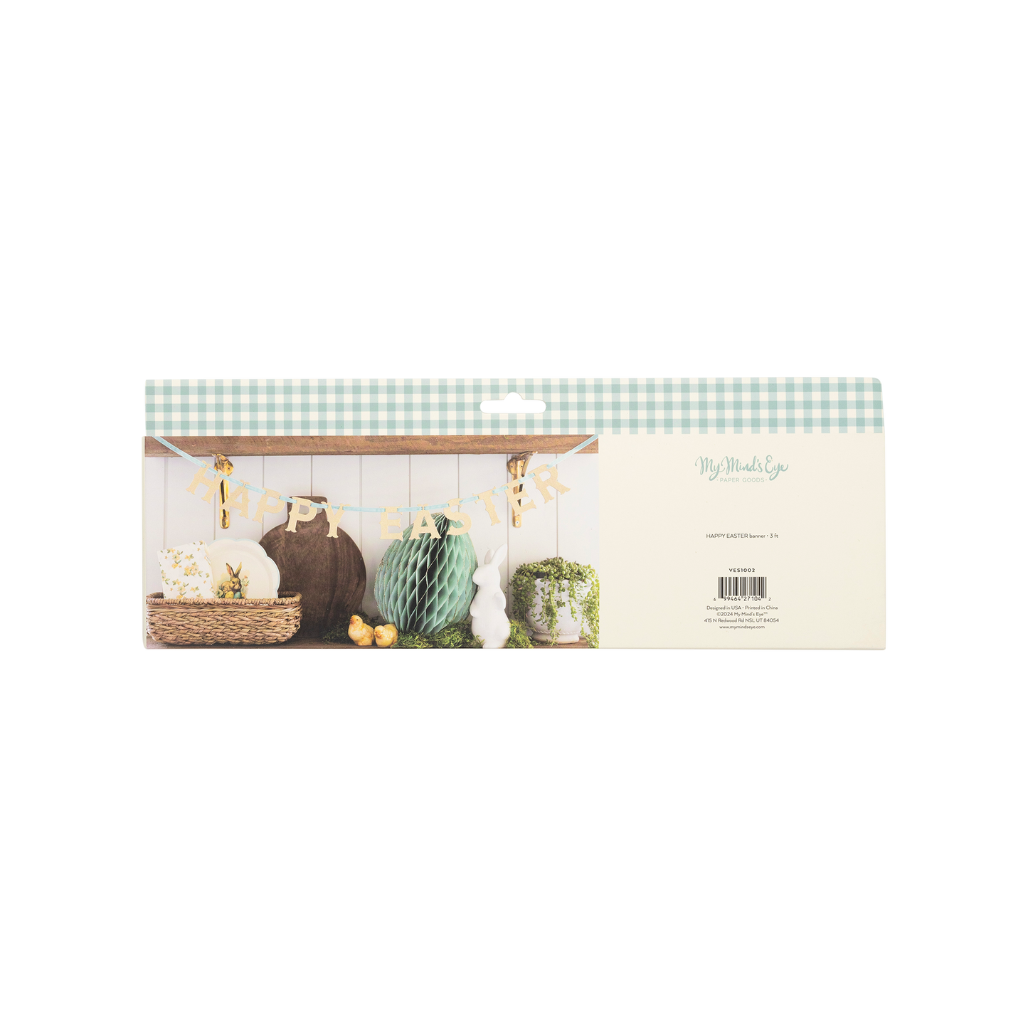 Happy Easter Glitter Banner