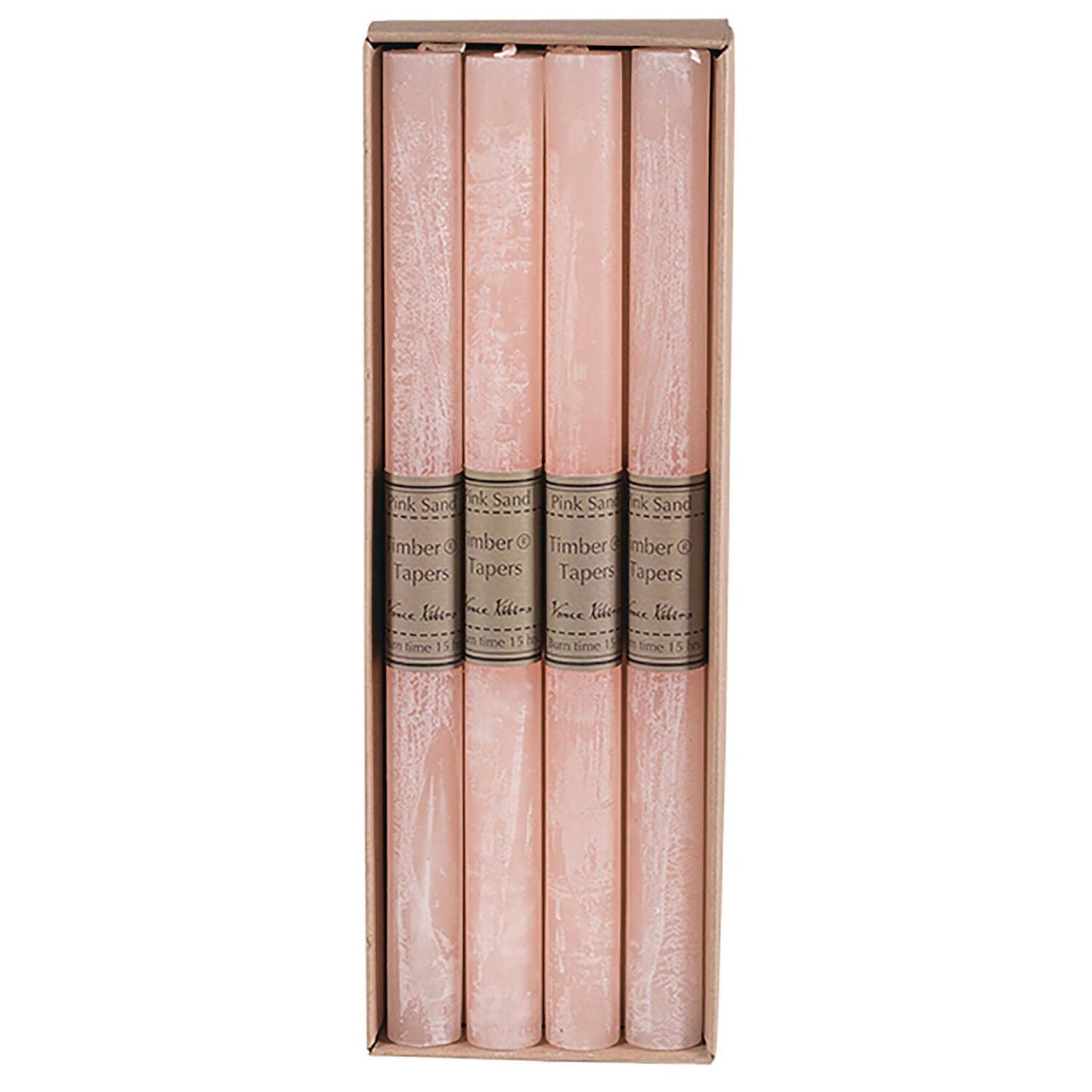 Pink Sand Taper Candle