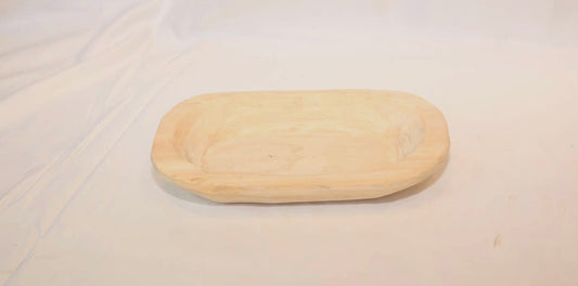Tray Light Wood Bread Bowl