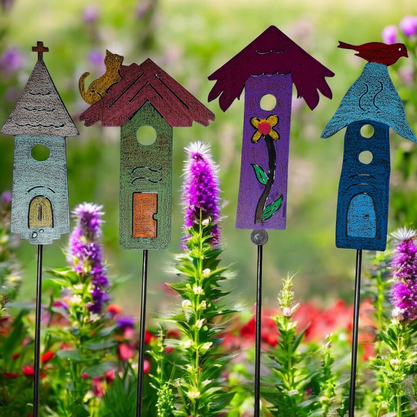 Birdhouse Stake