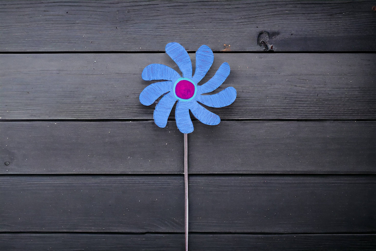 Purple Flower Stake