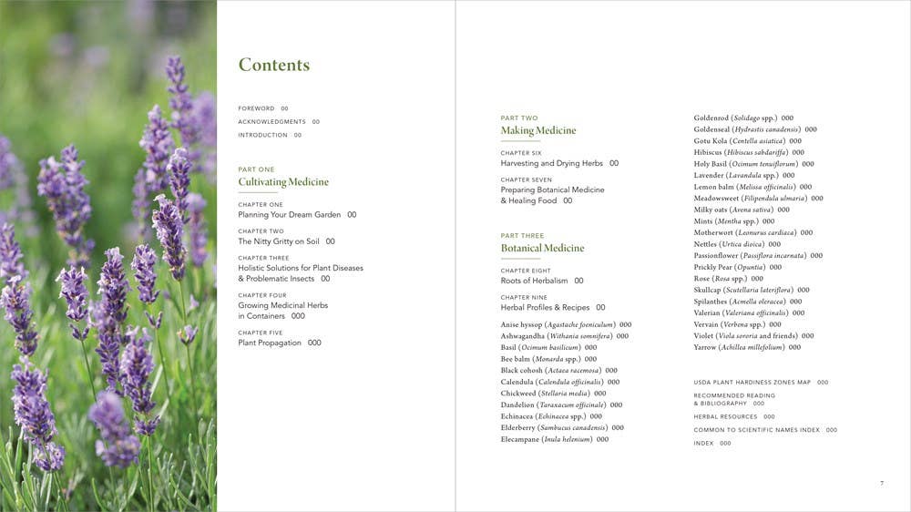 Healing Garden Book