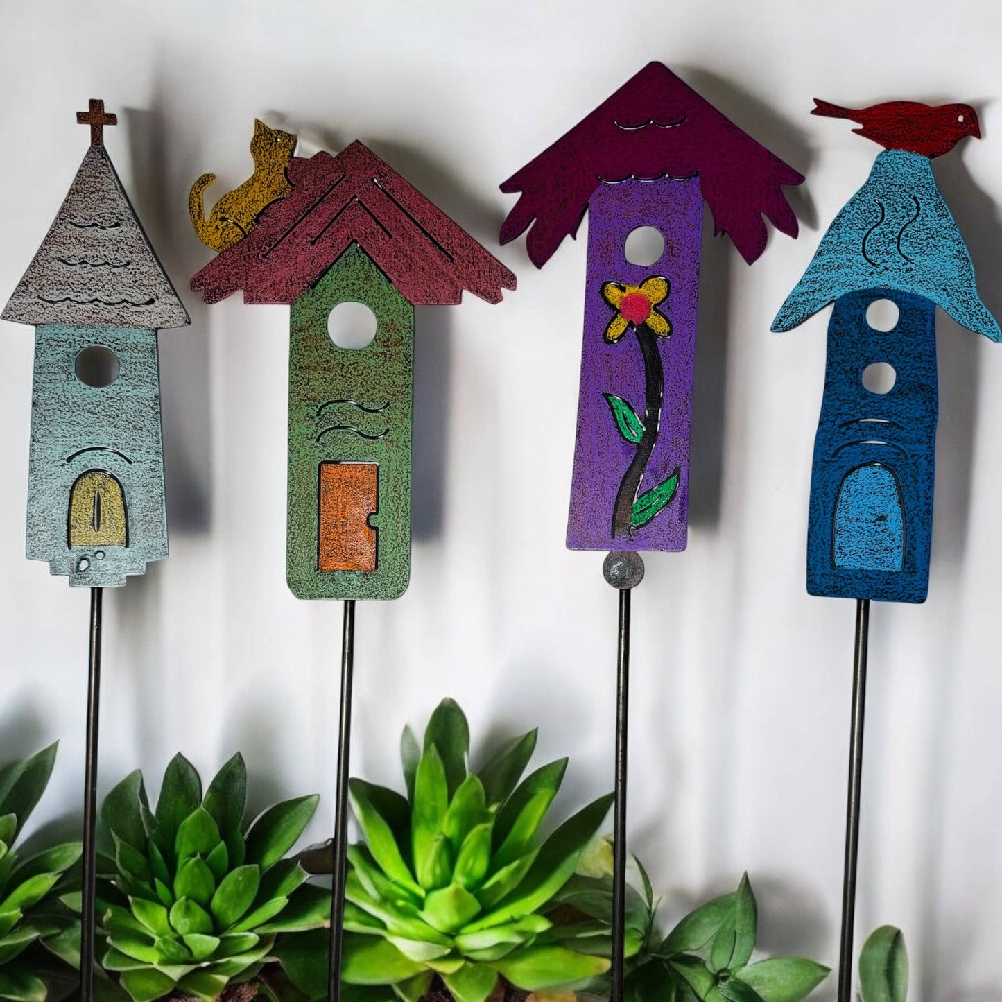 Birdhouse Stake