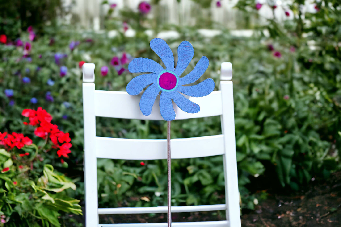Purple Flower Stake