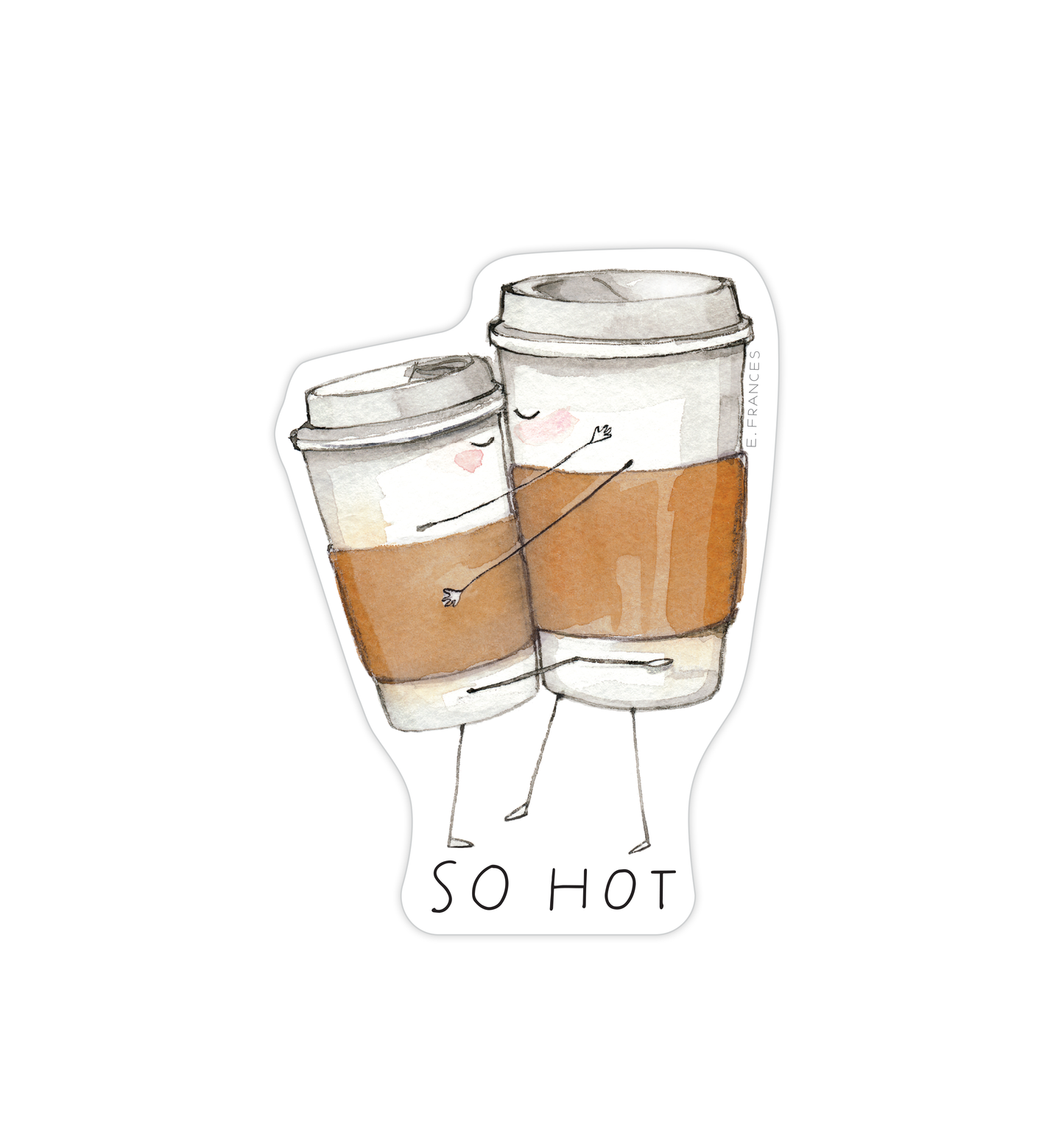 Hot Coffee Sticker