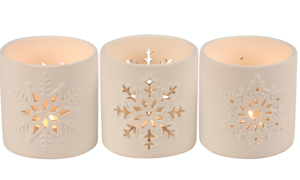 Snowflake Candle Holder