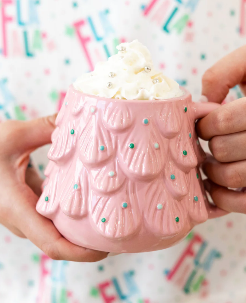 Pink Tree Mug