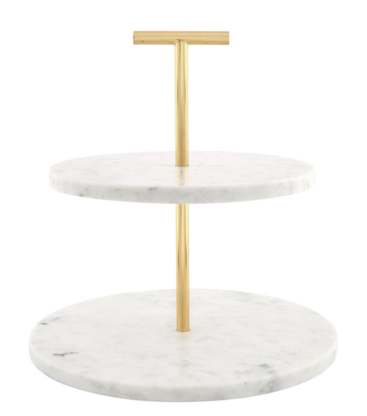 Marble Tiered Stand