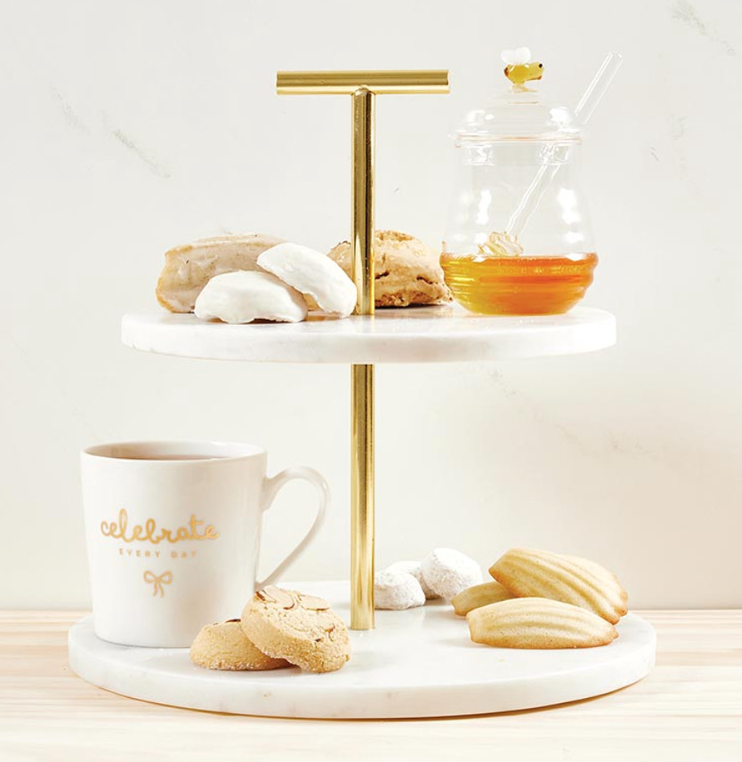 Marble Tiered Stand