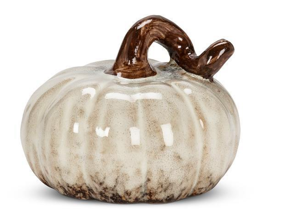 Mini Ivory Pumpkin