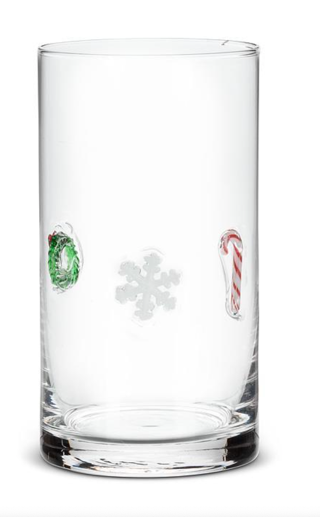 Holiday Icon Highball Glass