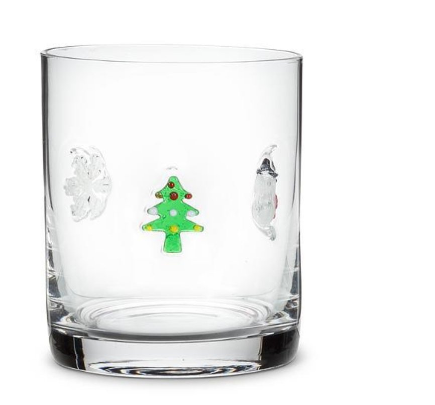 Holiday Icon Tumbler Glass