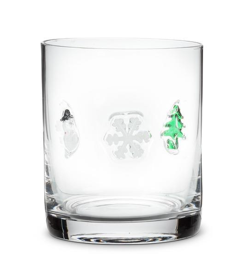 Holiday Icon Tumbler Glass