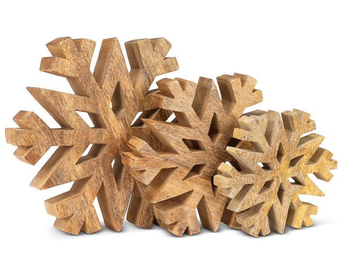 Wood Snowflake Cutout