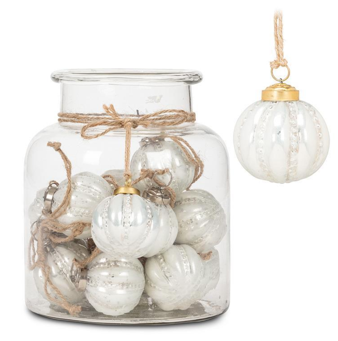 White Ball Ornament