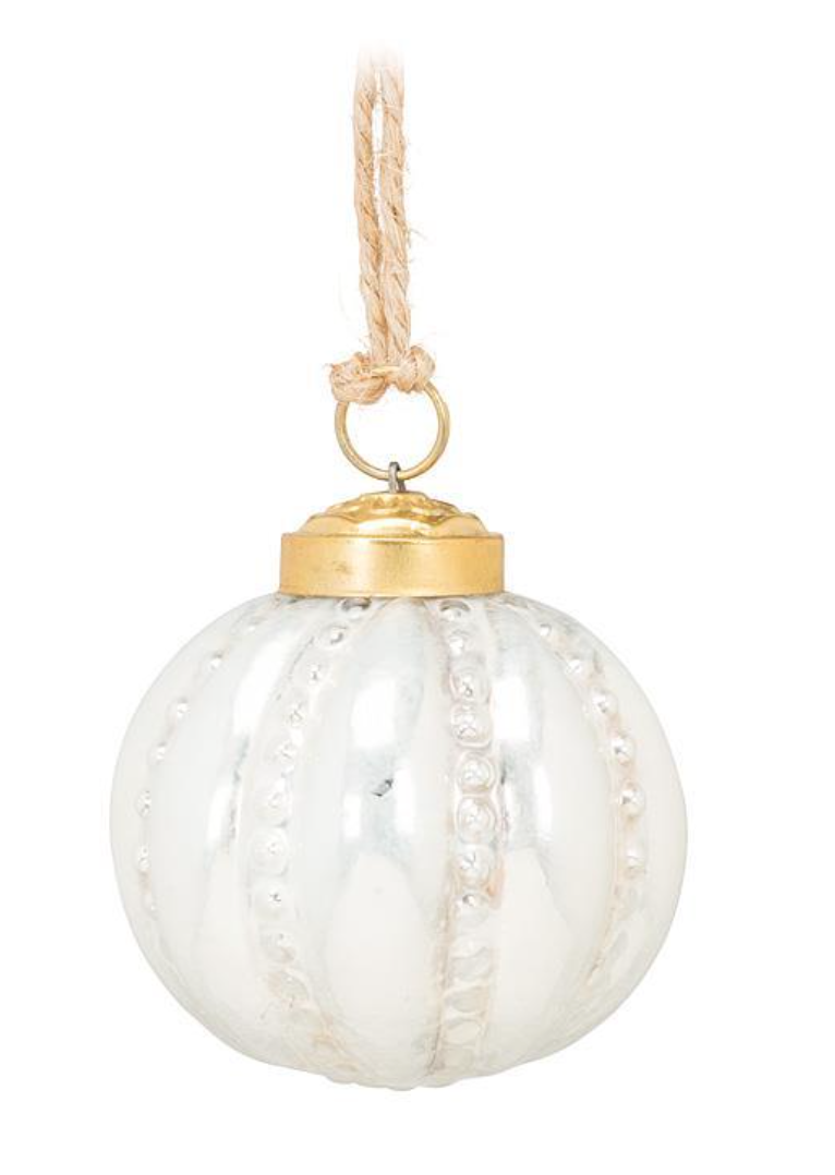 White Ball Ornament
