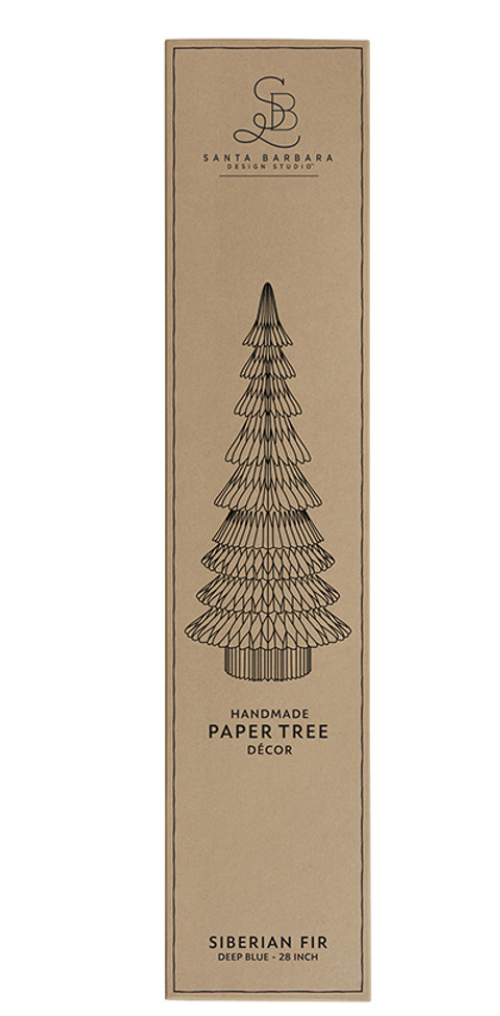 Siberian Fir Blue Paper Tree 28"