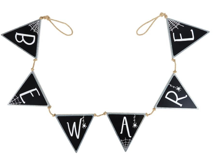 Beware Pennant Banner