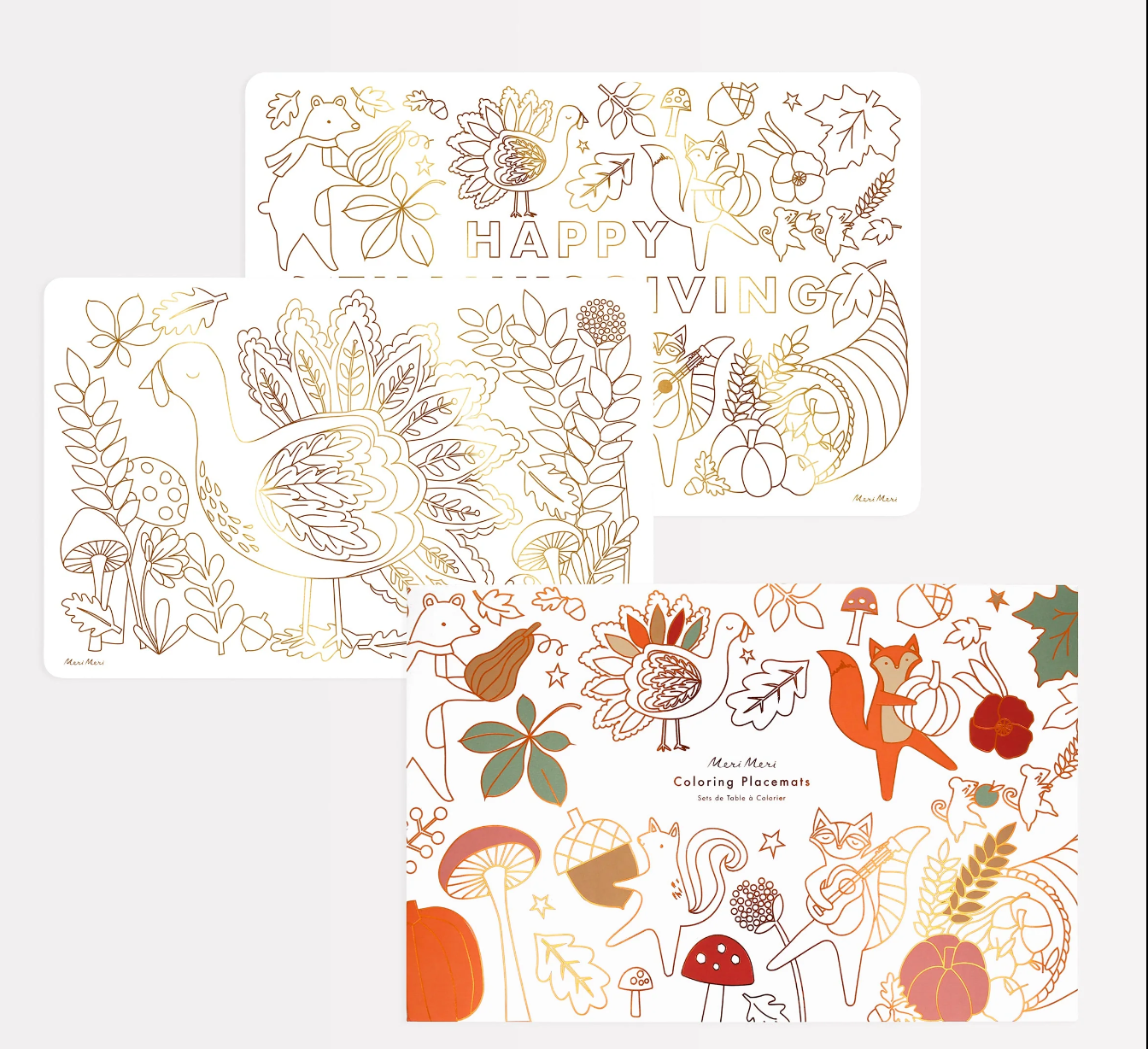 Thanksgiving Coloring Placemats