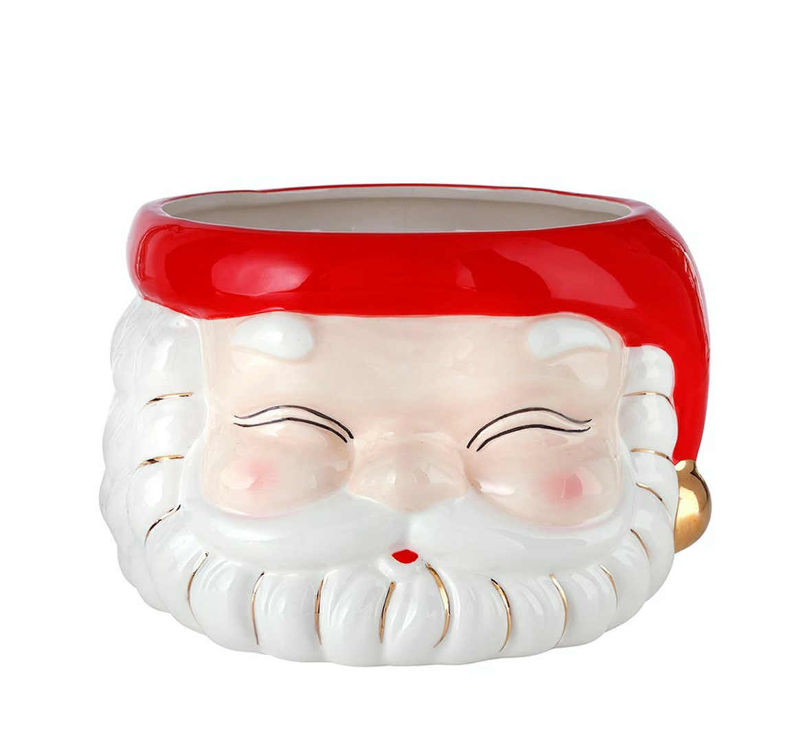 Ceramic Santa Bucket