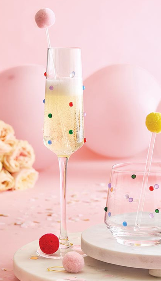 Confetti Champagne Flute