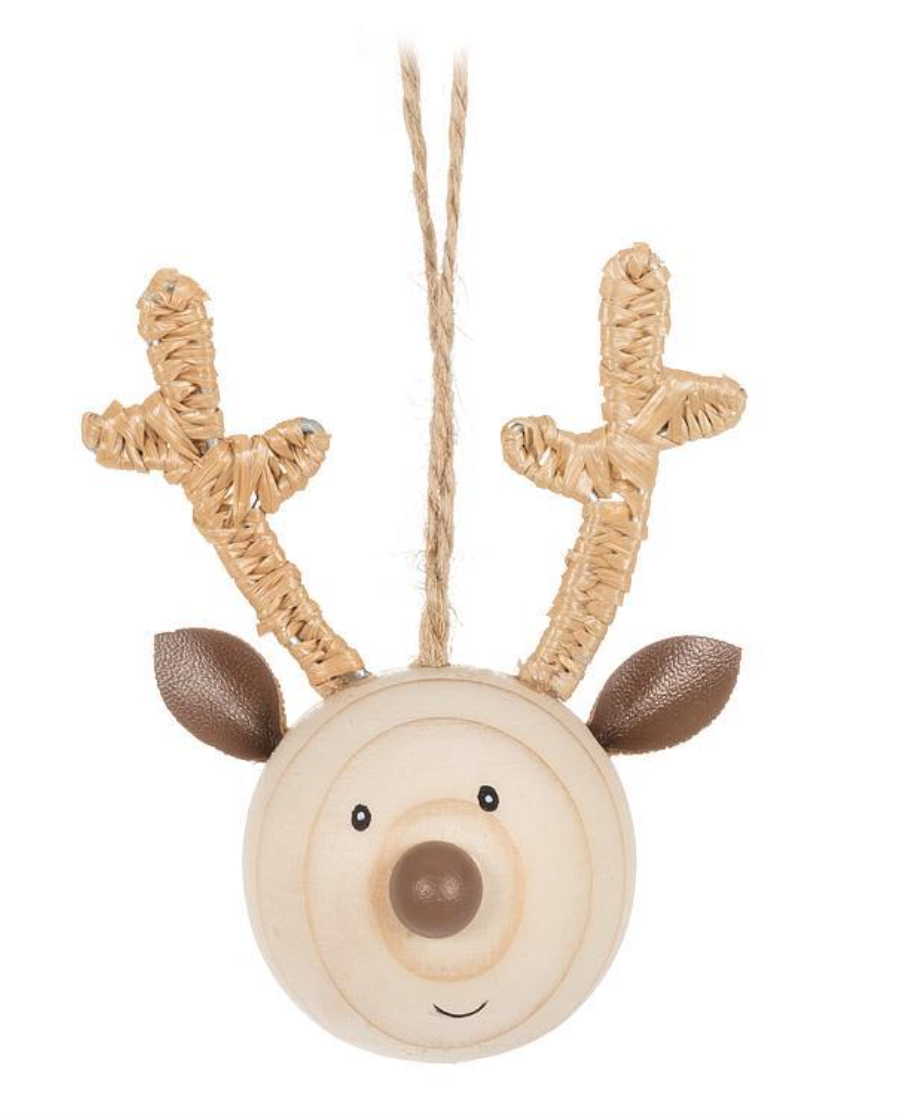 Reindeer Face Ornament