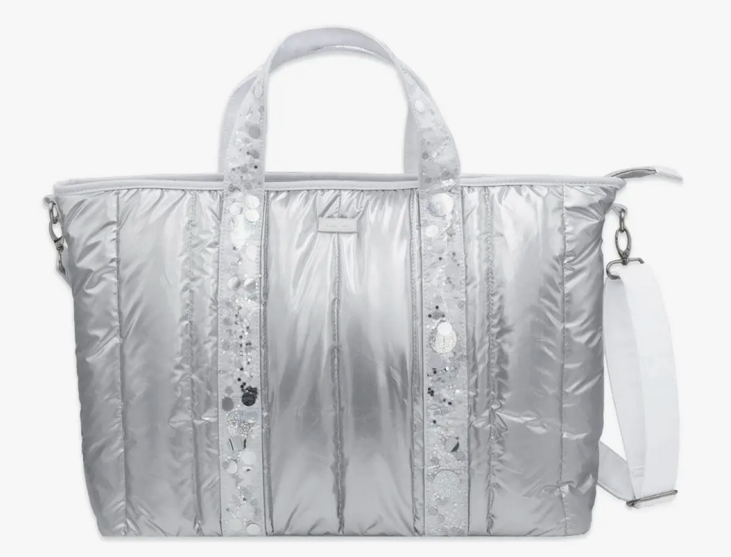 Bag Snow Much Fun Puffer Confetti Travel Bag