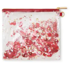 Everything Pouch with Glitter strap