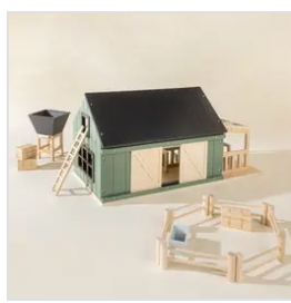 Kids Wooden Farm & Accessories Set