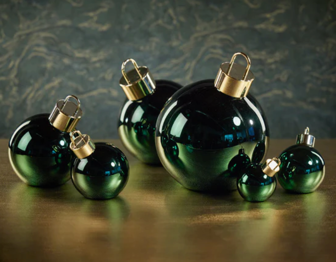 LED glass ornaments