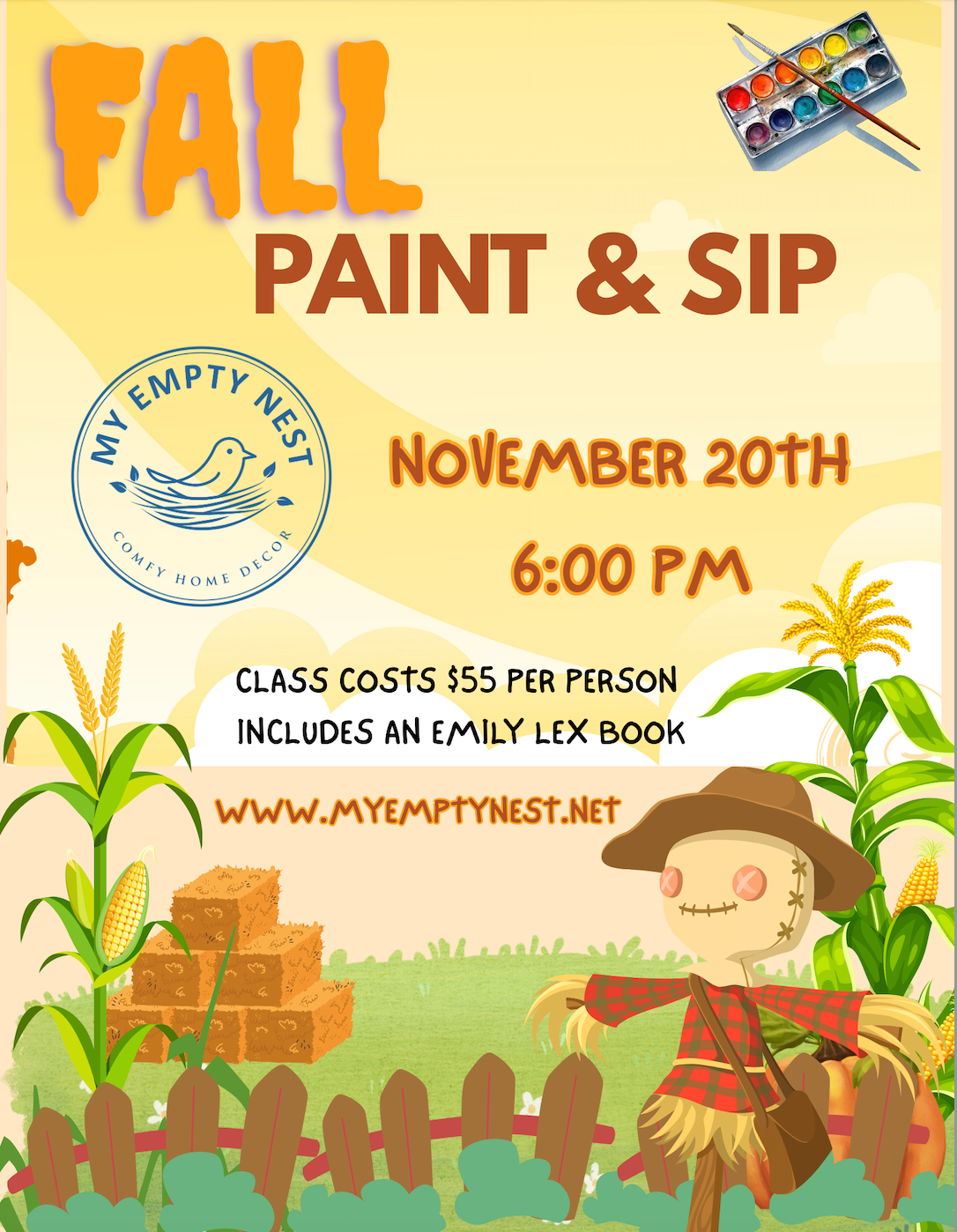 November Watercolor Class