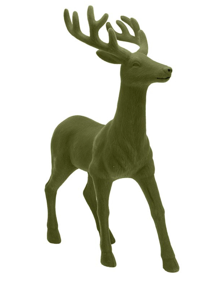 Flocked Reindeer (18")