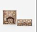 Starlight Framed Nativity