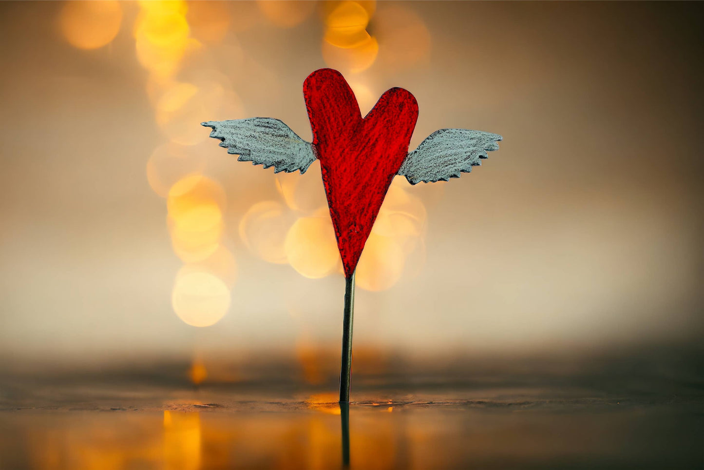Winged Heart Stake