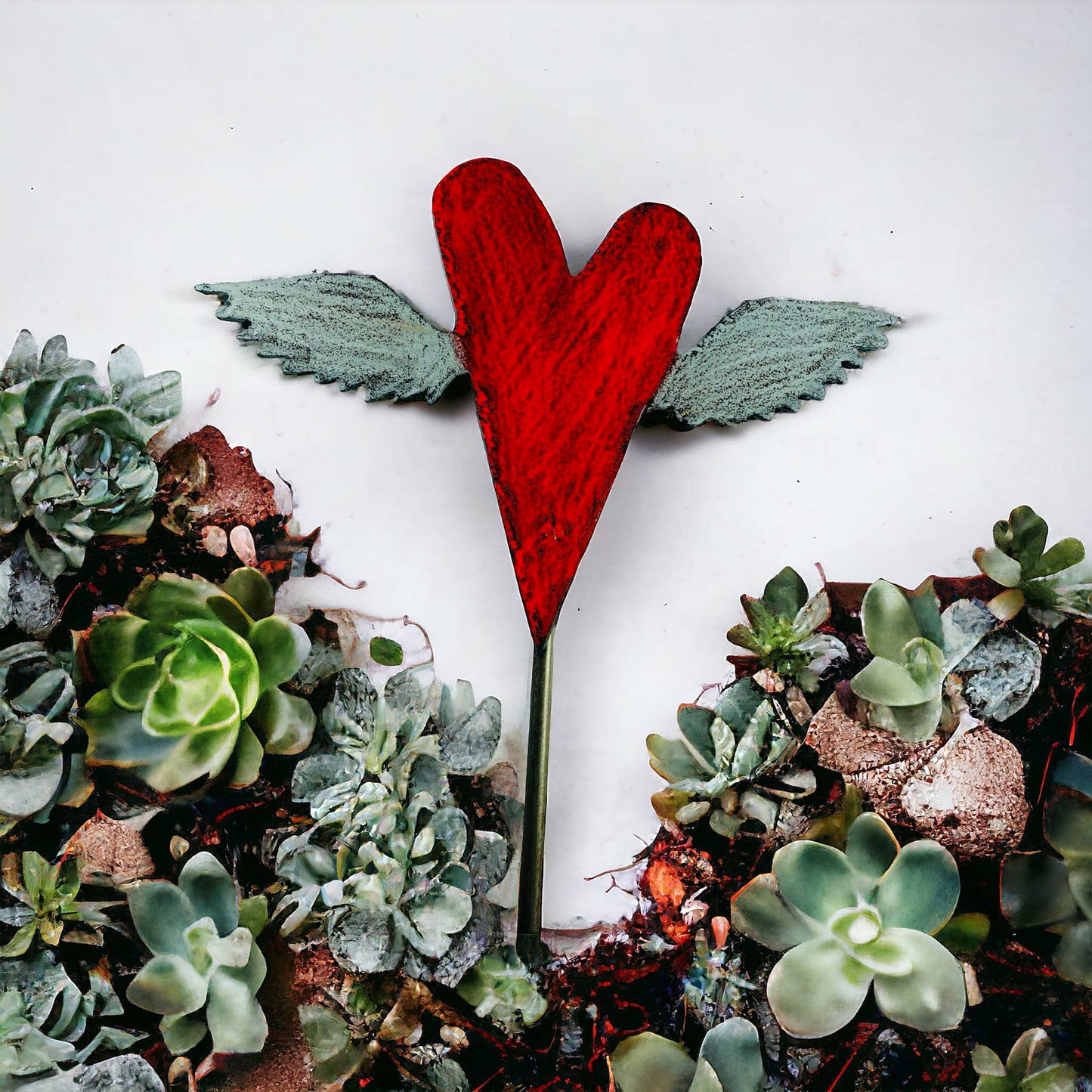 Winged Heart Stake
