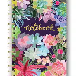Spiral Floral Notebook