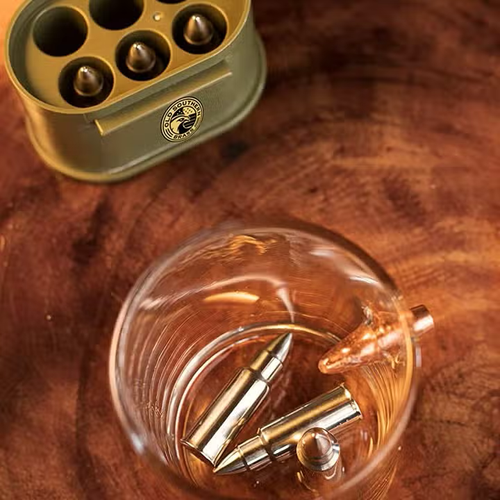 Stainless Steel Bullet Whiskey Drink Chillers