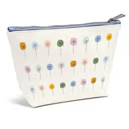 Dotted Palms Cosmetic Clutch Pouch