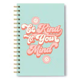 Be Kind to Your Mind Medium Spiral Notebook