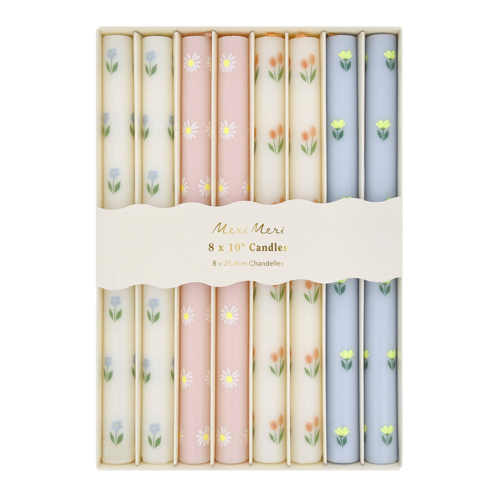 Floral Table Candles