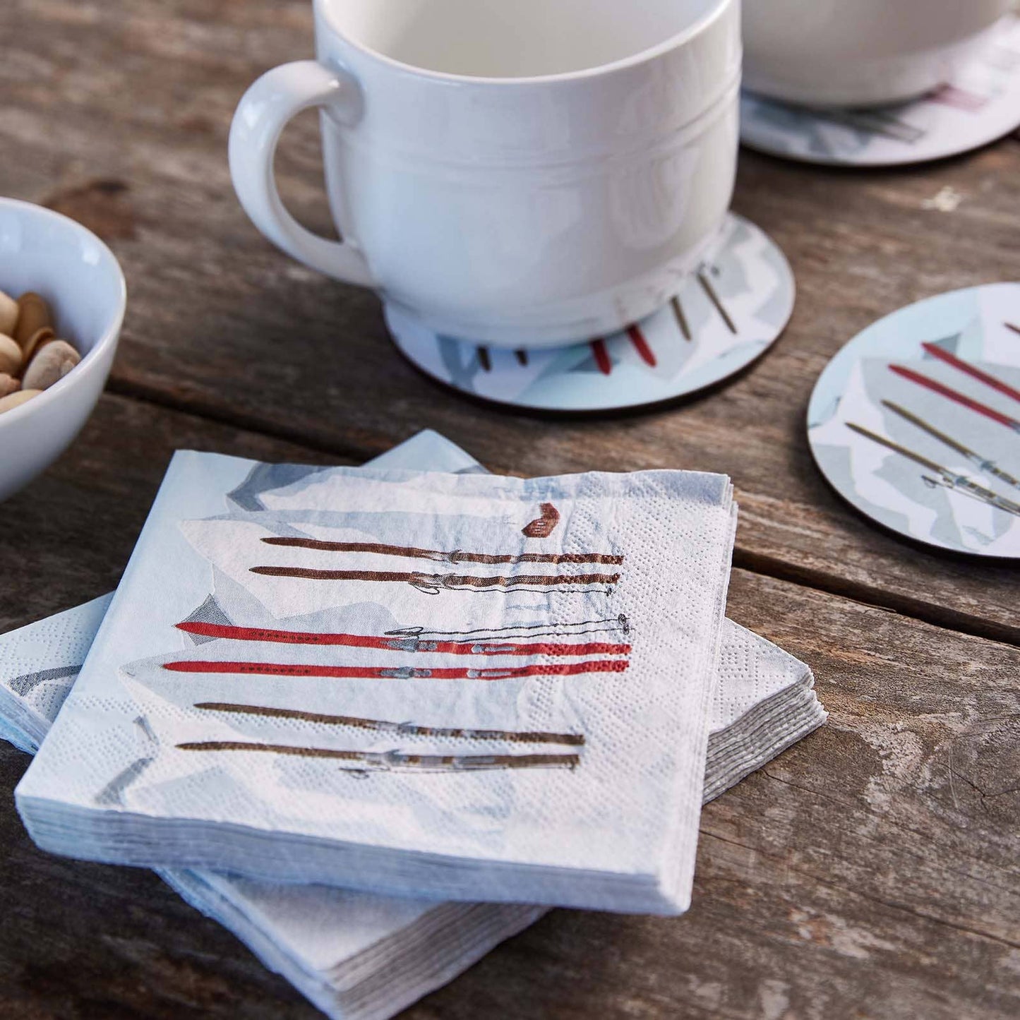 Nordic Ski Napkins