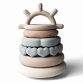 Silicone Stacking Ring Sensory Play Tower