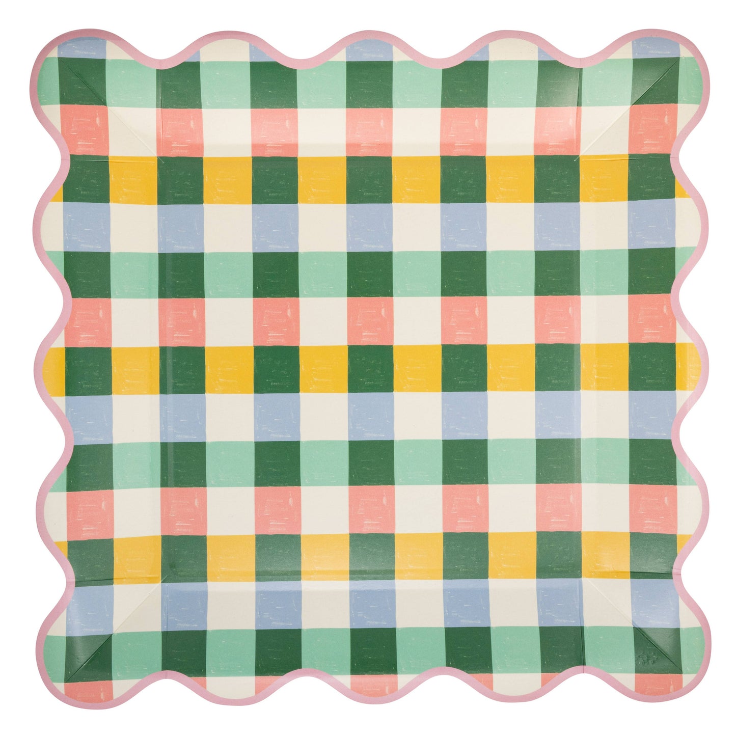Hopscotch Gingham Plates