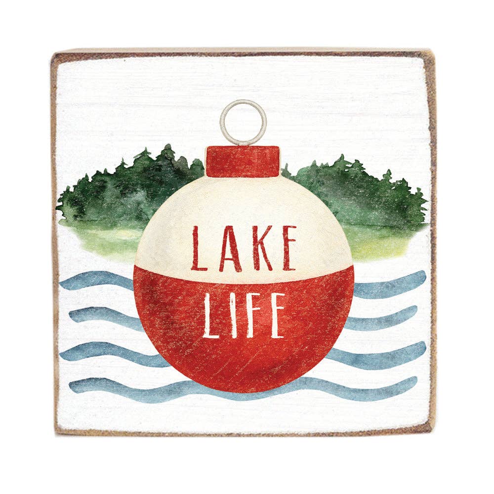 Lake Life Buoy Sign