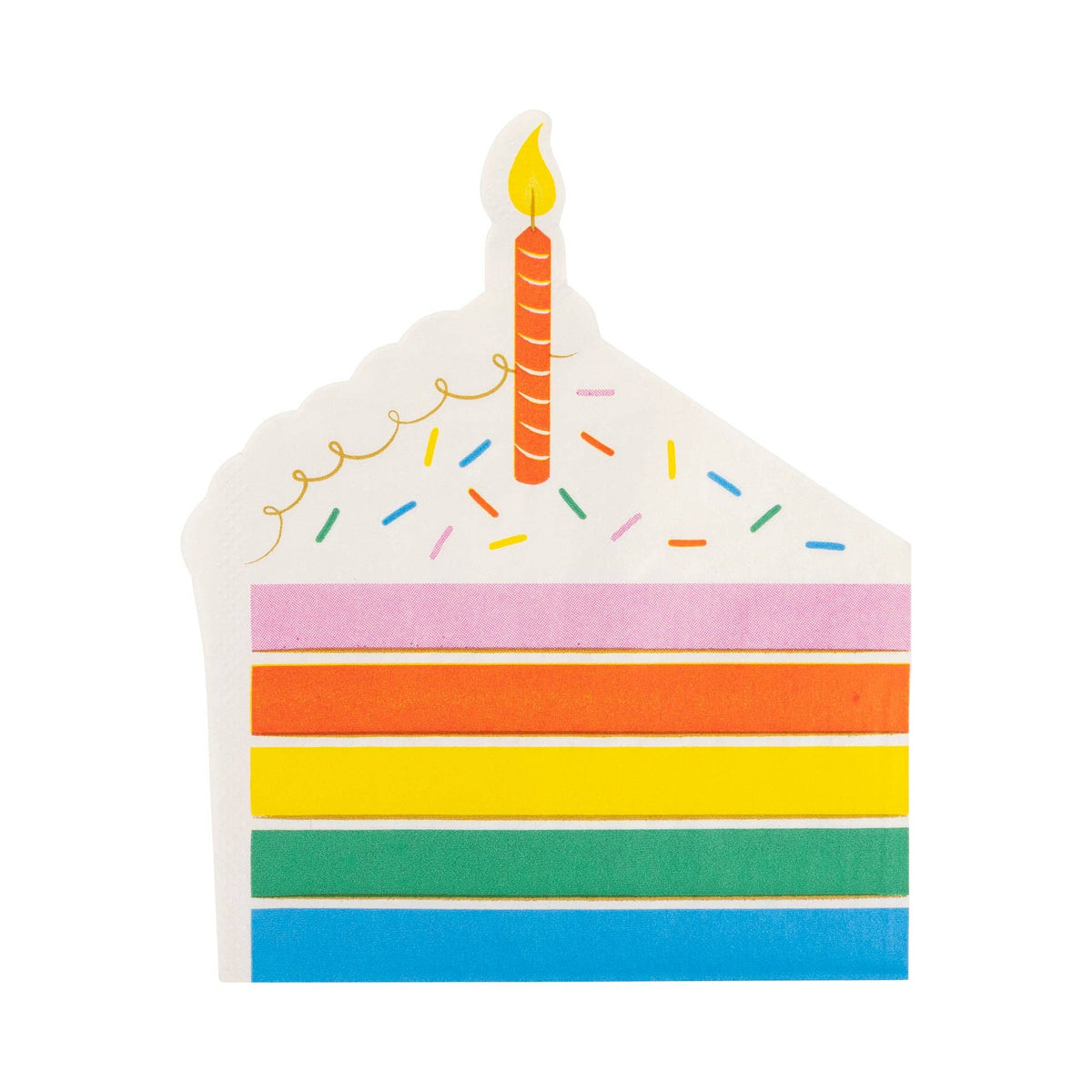 Rainbow Cake Napkin