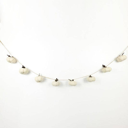 Pumpkin Garland (White)