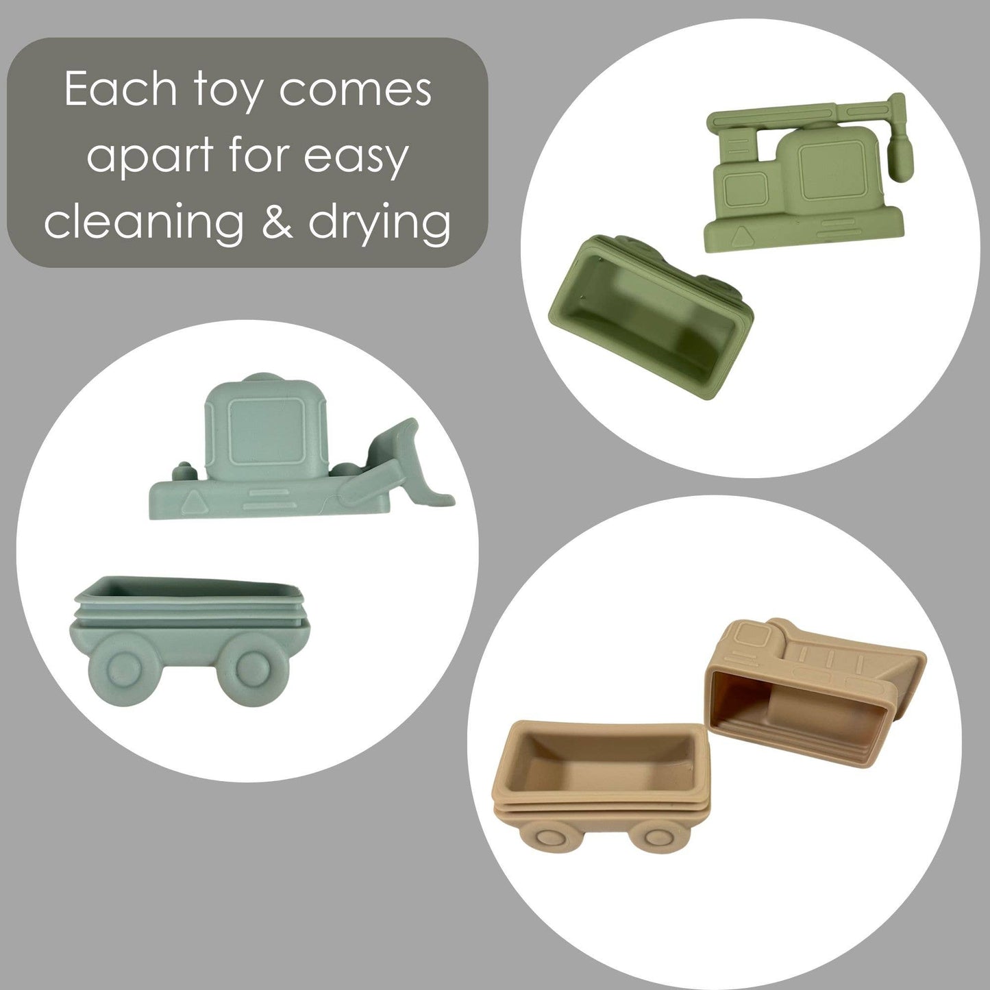 Bath Toy Set Construction