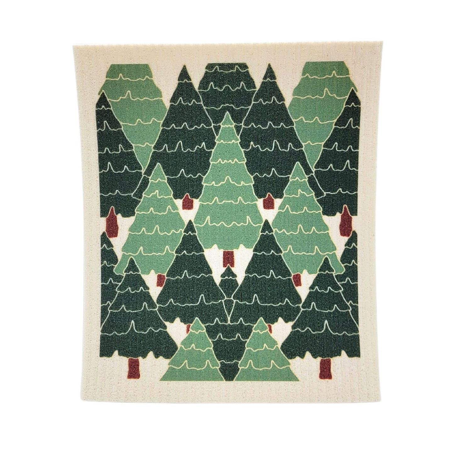 Swedish Dishcloth - Trees