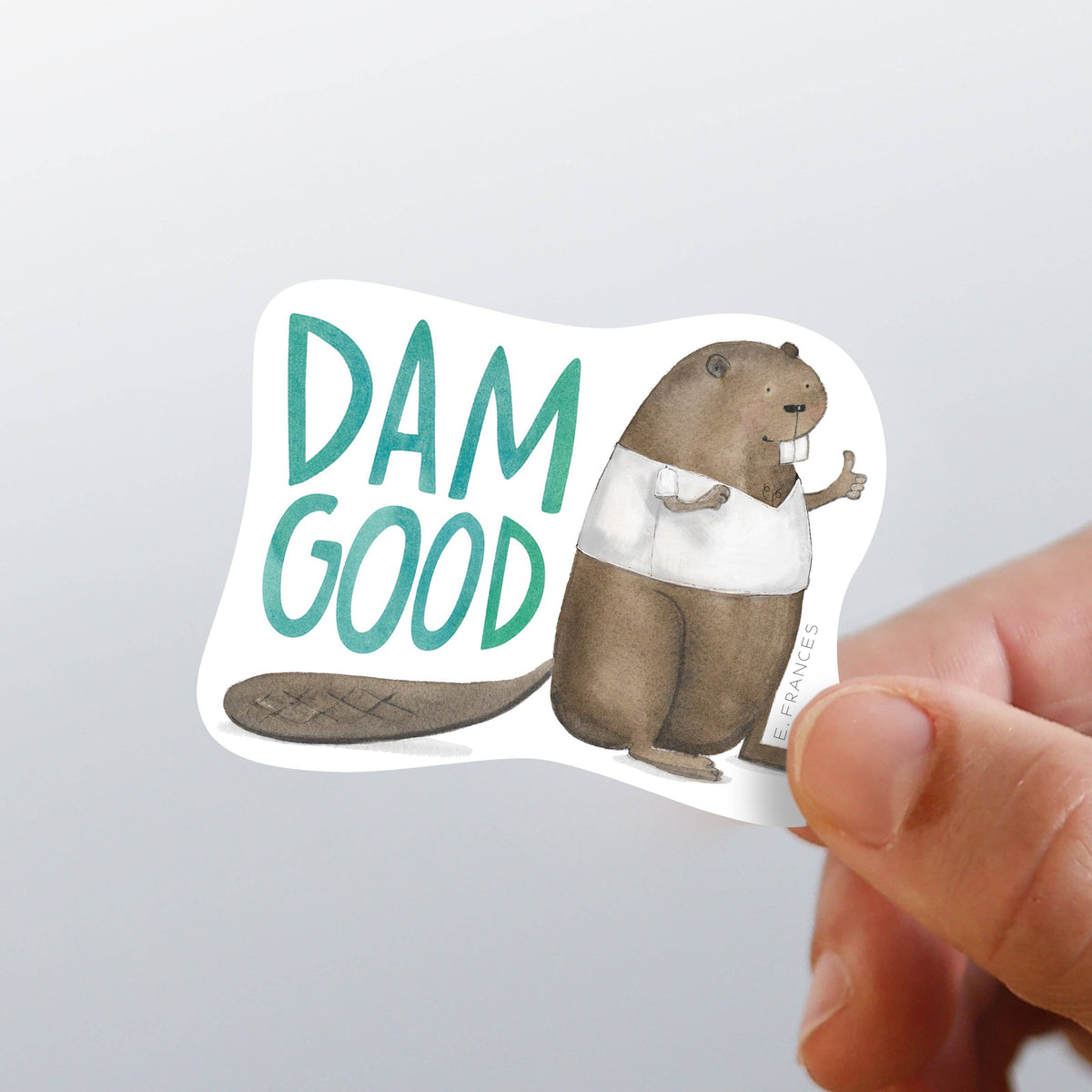 Dam Good Sticker